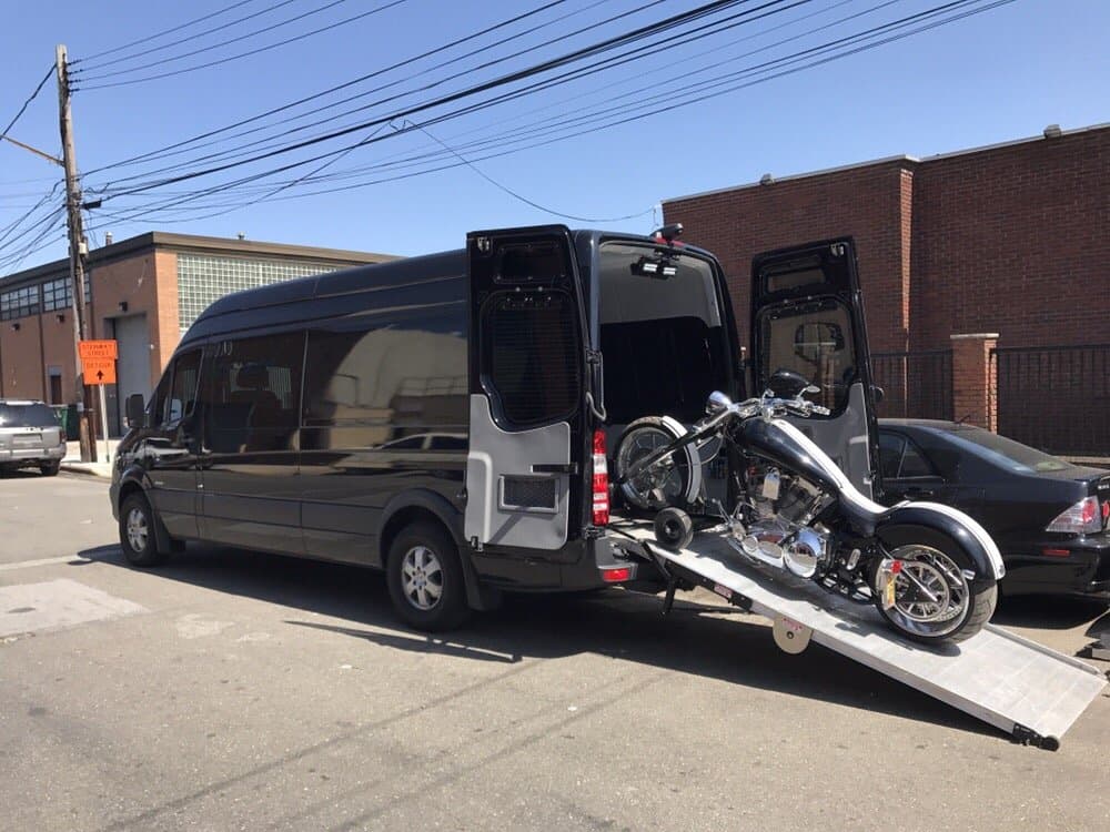 Insurance-Roadside Coordination motorcycle transport service