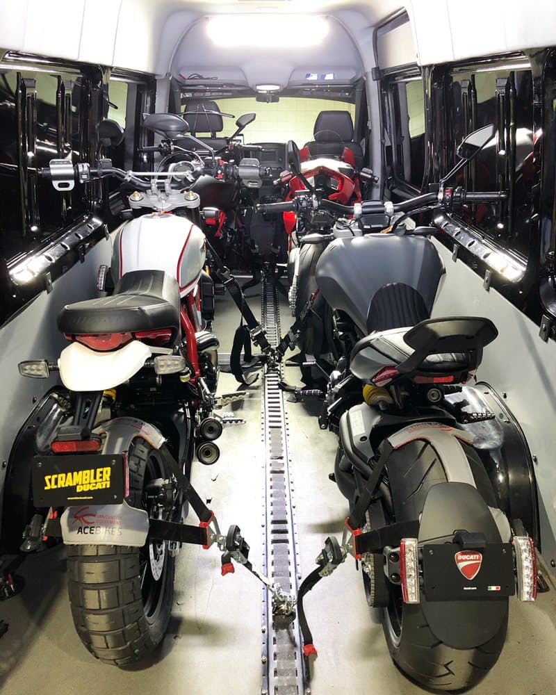Insurance-Roadside Coordination motorcycle transport service