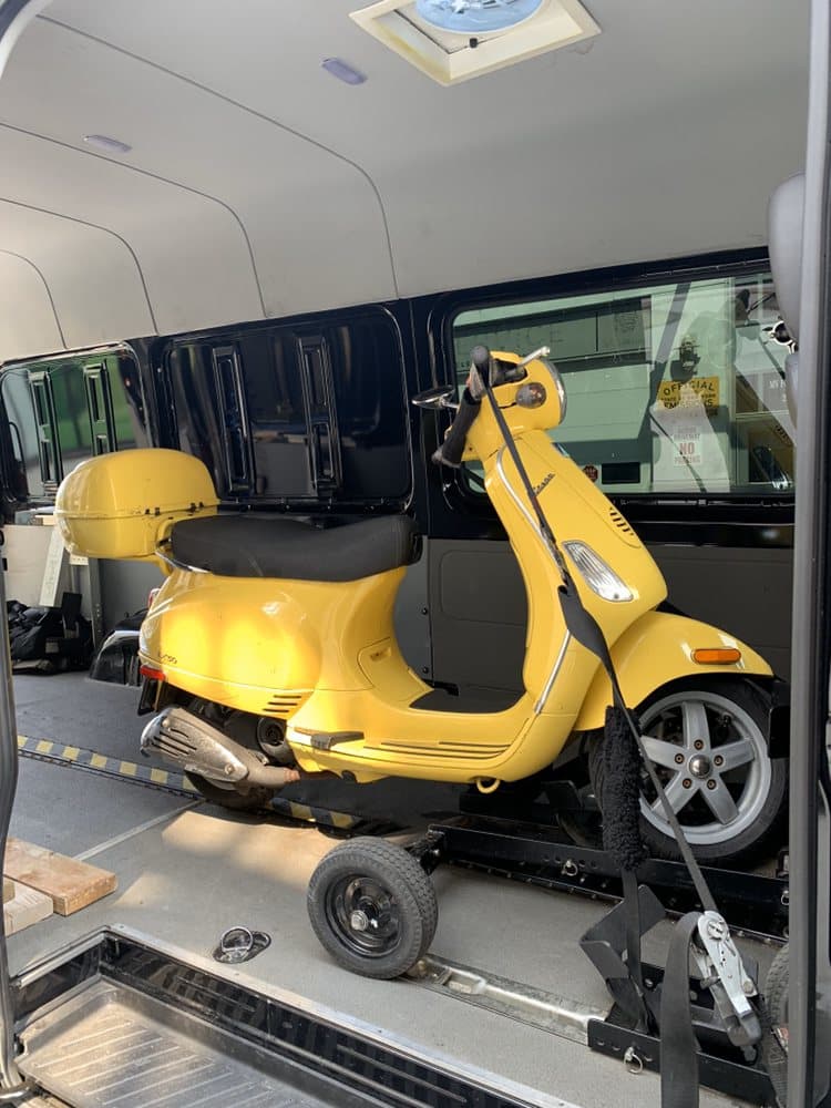 Storage Coordination motorcycle transport service